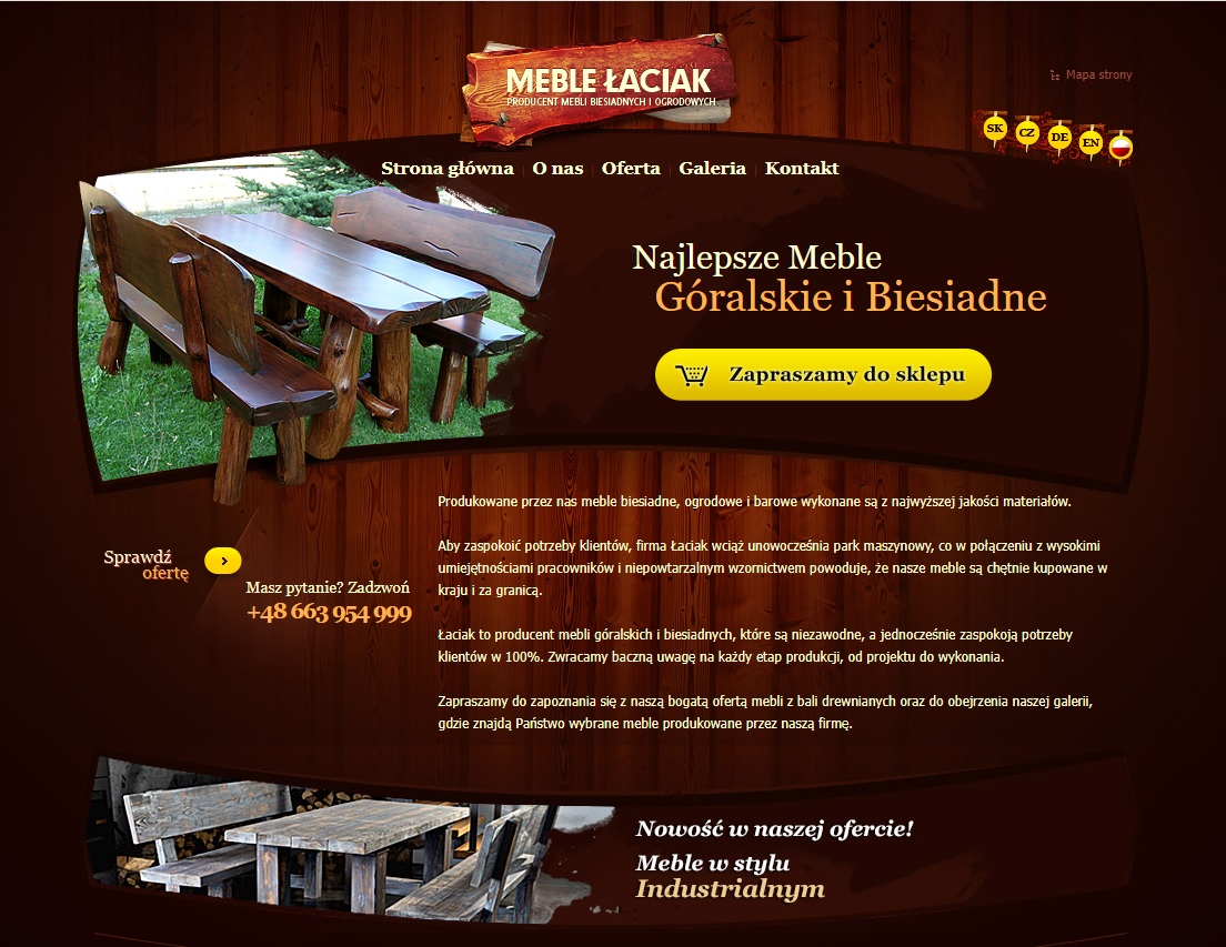 Strona www Meble Łaciak producent mebli biesiadnych i ogrodowych Strona www Meble Łaciak producent mebli biesiadnych i ogrodowych